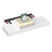 Wall Shelf Floating Shelf - MDF and Steel - Snow White