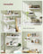 Wall Shelf Floating Shelf - MDF and Steel - Snow White