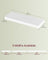 Wall Shelf Floating Shelf - MDF and Steel - Snow White