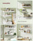 Wall Shelf Floating Shelf - MDF and Steel - Snow White