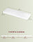 Wall Shelf Floating Shelf - MDF and Steel - Snow White
