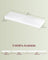 Wall Shelf Floating Shelf - MDF and Steel - Snow White