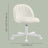 Swivel Office and Vanity Desk Chair - Foam Padding - Adjustable Height