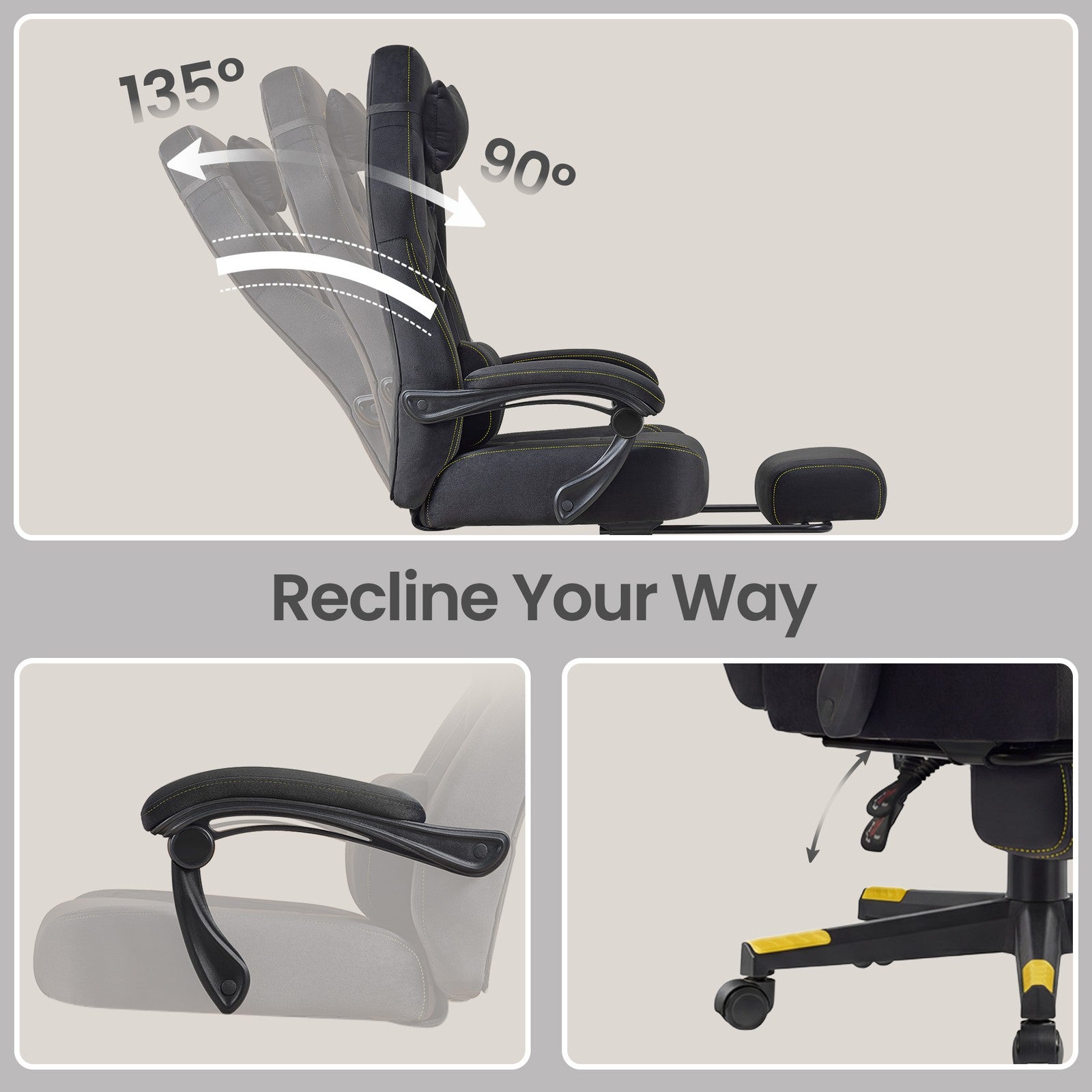 Gaming Chair - 30L - Synthetic Leather - Ergonomic Design