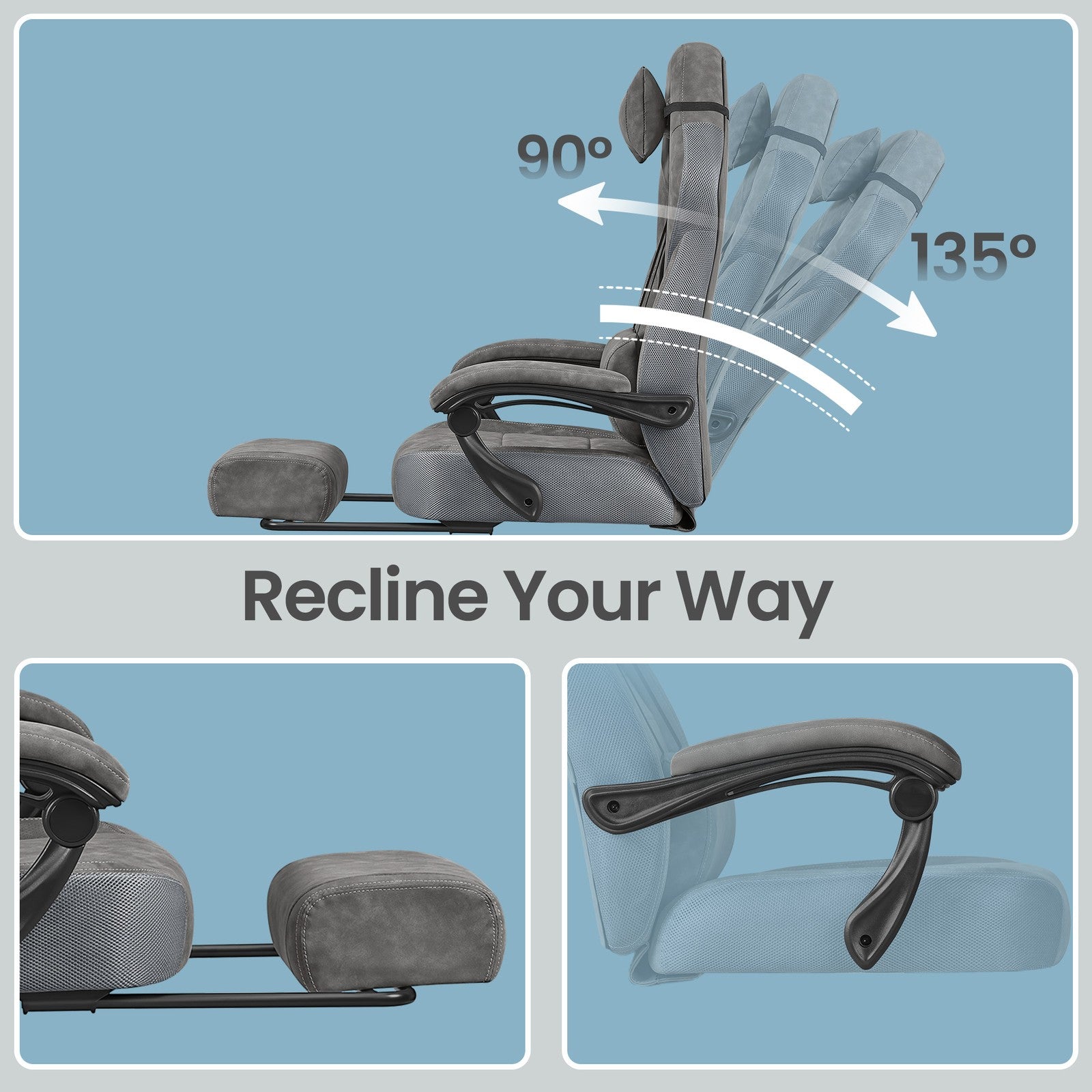 Ergonomic Office Chair - Adjustable