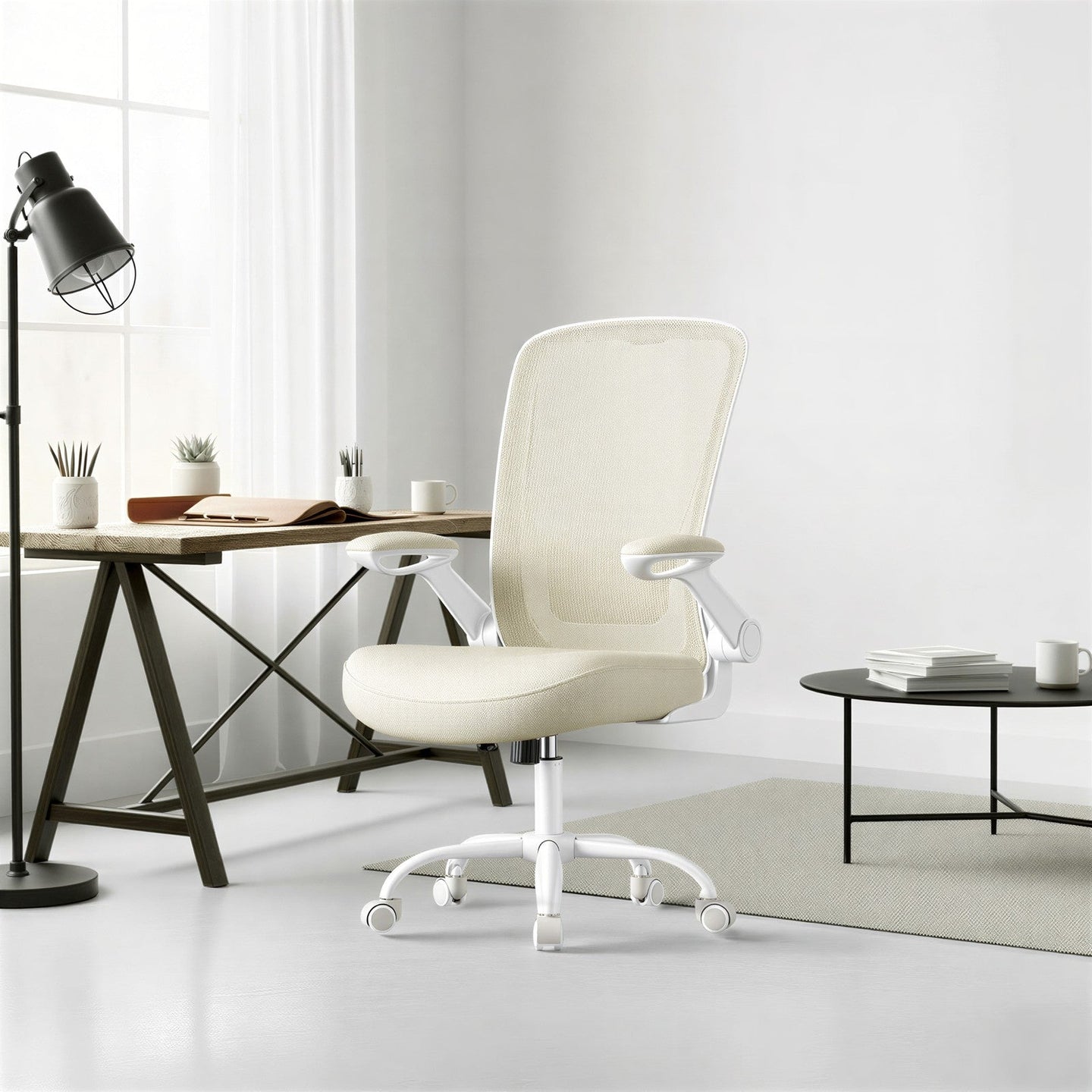 Mesh Office Desk Chair - 120L - Plastic - Ergonomic Design