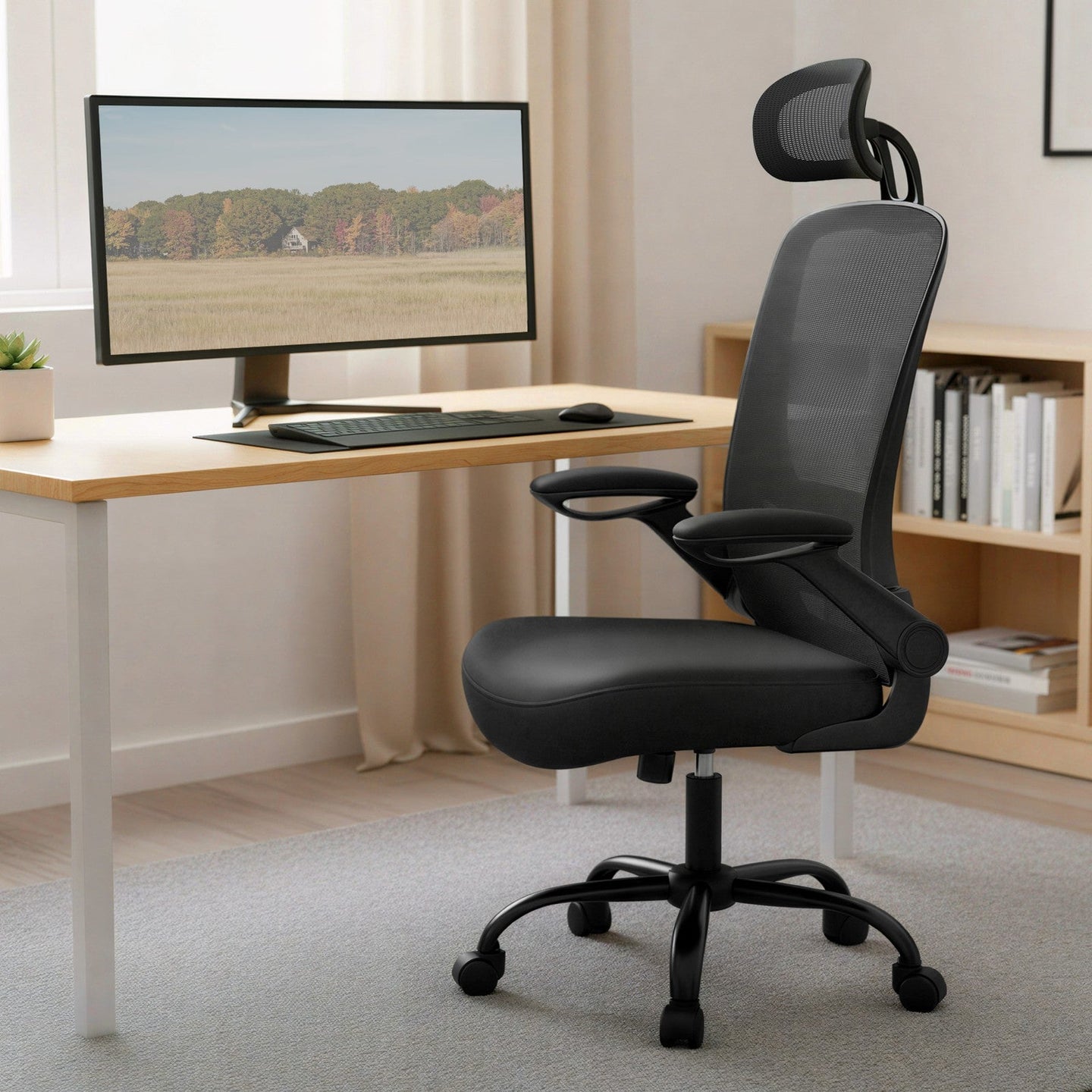 Mesh Office Chair - 360° Swivel - Ergonomic