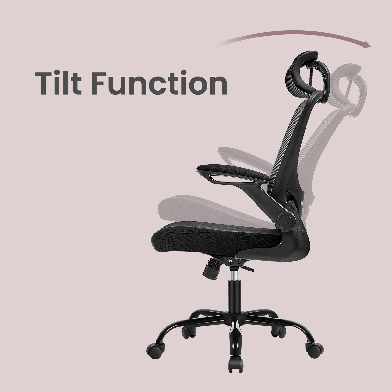 Mesh Office Chair - 360° Swivel - Ergonomic