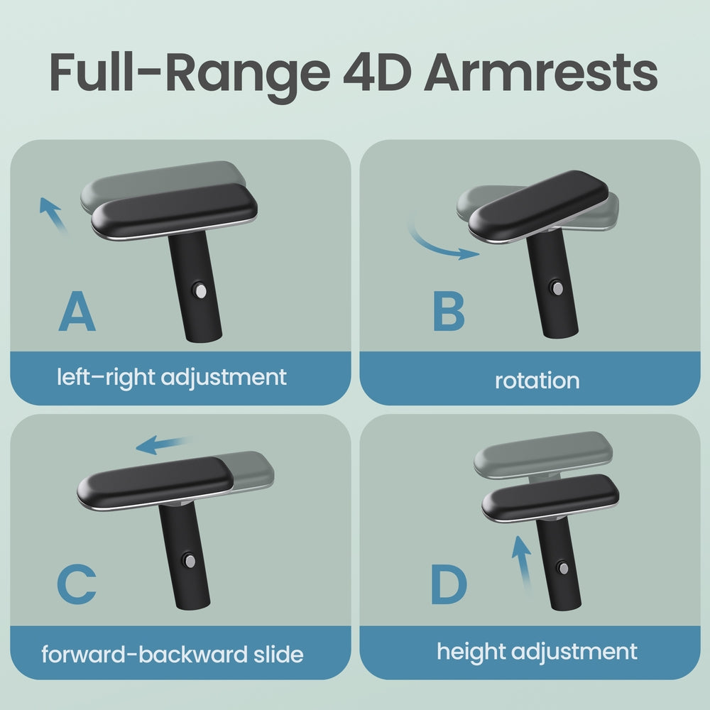 Office Gaming Chair - Adjustable Height
