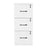 Mobile Filing Cabinet - 3 Drawers - Particleboard - Lockable