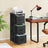 File Cabinet - Engineered Wood - Black - 3 Drawers with Printer Stand and Bookshelf