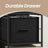 File Cabinet - Engineered Wood - Black - 3 Drawers with Printer Stand and Bookshelf