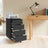 Mobile Filing Cabinet - Wood - Ink Black - Lockable with 4 Drawers