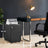 Mobile Office File Cabinet - Steel - Black - with Wheels and Lock