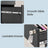Mobile Office File Cabinet - Steel - Black - with Wheels and Lock