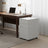 Mobile Office File Cabinet - Steel - White - Lockable with Wheels and Hanging File Rails