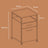 Mobile File Cabinet - Wood and Steel - Rustic Brown - with 2 Drawers