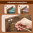 Mobile File Cabinet - Wood and Steel - Rustic Brown - with 2 Drawers