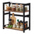 2 Tier Storage Rack - 42L - MDF - Versatile Use for Kitchen & Office