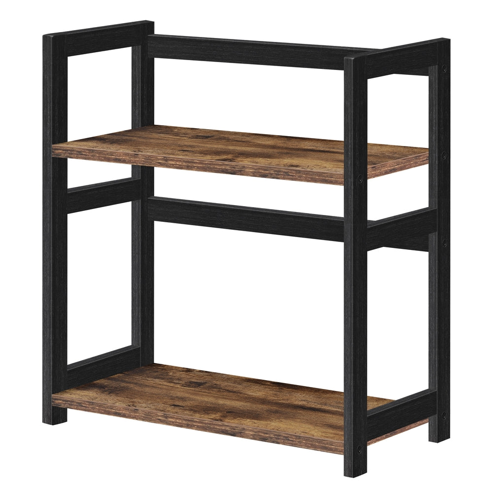 2 Tier Storage Rack - 42L - MDF - Versatile Use for Kitchen & Office