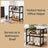 2 Tier Storage Rack - 42L - MDF - Versatile Use for Kitchen & Office