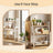 3-Tier Spice Organizer Rack - 7L - Bamboo - Versatile Use