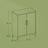 File Cabinet - Steel - Matte Grey - Lockable with Storage Shelves