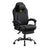Gaming Chair - Steel and Synthetic Leather - Dove Grey - with Footrest