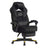 Gaming Chair Office Computer Chair - Velvet and Foam - Ink Black
