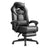 Office Racing Chair - Synthetic Leather and Foam - Black