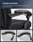 Office Racing Chair - Synthetic Leather and Foam - Black