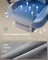 Ergonomic Design - Velvet and Foam - Slate Grey - with Footrest