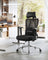 Ergonomic Office Chair Height Adjustable Desk Chair Loads - Steel and Fabric - Ink Black