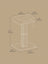 Cat Scratching Post - Wood - Beige - Climbing Tower with Perch