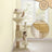 Heavy-Duty Multi-Level Cat Tree Tower - Wood and Plush - Beige