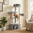 Cat Tree Tower - 55L - Particleboard - Scratching Posts