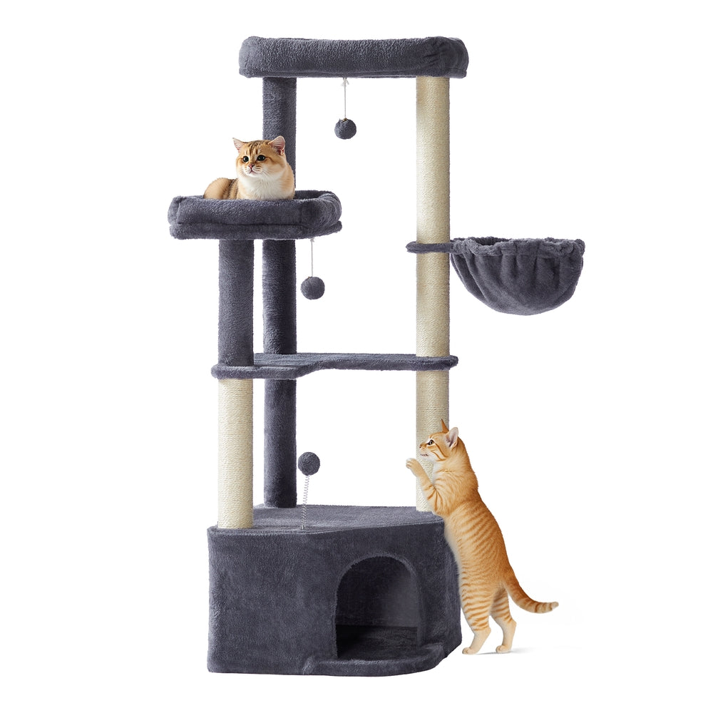 Cat Tree Tower - 19L - Particleboard - Large Perches