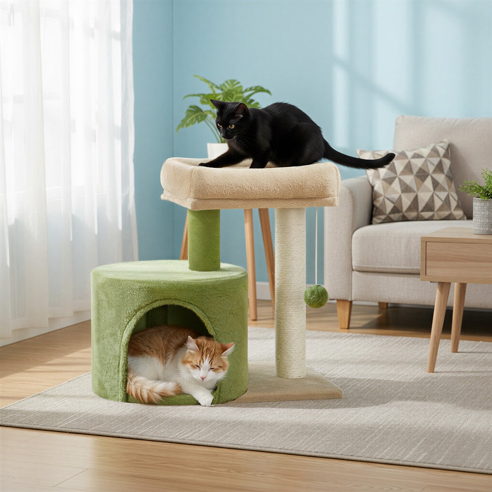 Cat Condo - 30L - Particleboard - Sisal Scratching Post