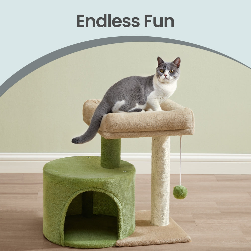 Cat Condo - 30L - Particleboard - Sisal Scratching Post