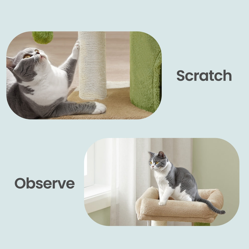 Cat Condo - 30L - Particleboard - Sisal Scratching Post