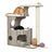 Cat Tree - MDF with Wood Veneer - Greige