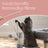 Cat Tree - Wood - Light Grey - 72 cm with Scratching Post and Three Pompoms