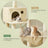Multi-Level Cat Condo - Engineered Wood - Smoky Gray - 11 Scratching Posts