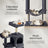 Multi-Level Cat Tree - Engineered Wood - Light Gray - Featuring 4 Scratching Posts