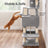 Large Cat Tree - Wood and Plush - Gray - with 13 Scratching Posts