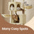Large Cat Tree - Engineered Wood - Dark Gray - Multi-Level with 2 Caves and 5 Scratching Posts