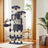 Cat Tree Tower - MDF - Dark Grey - Includes 13 Scratching Posts