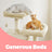 Cat Tree Tower - Engineered Wood - Beige - Large with 13 Scratching Posts