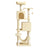 Cat Tower for Indoor Cats - Wood and Plush - Beige