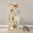 Cat Tower for Indoor Cats - Wood and Plush - Beige